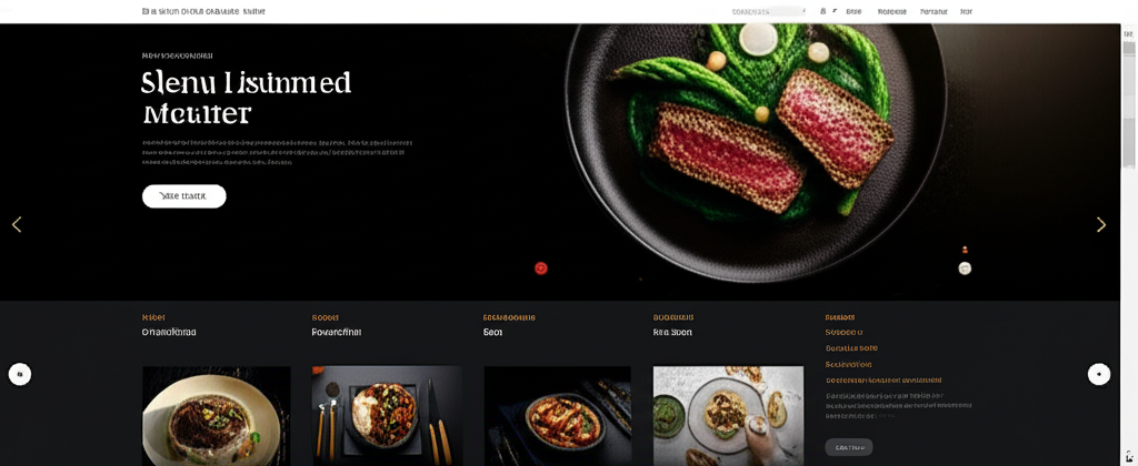 Site Web Restaurant