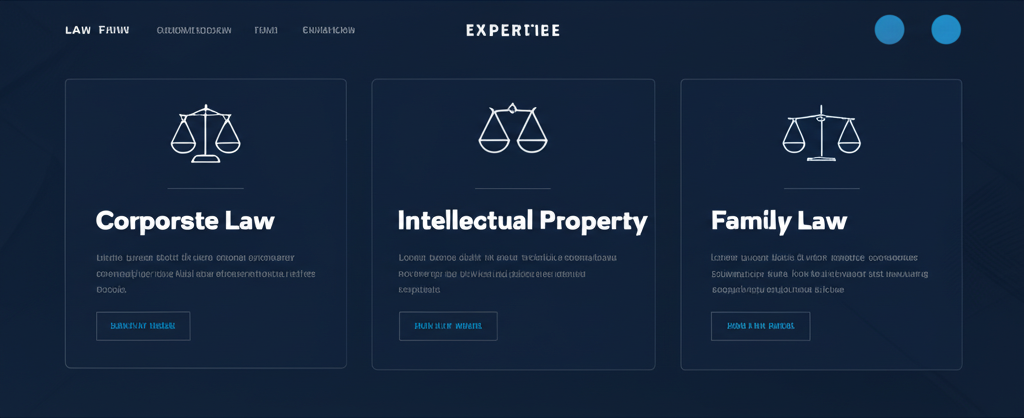 Page d'expertise du cabinet