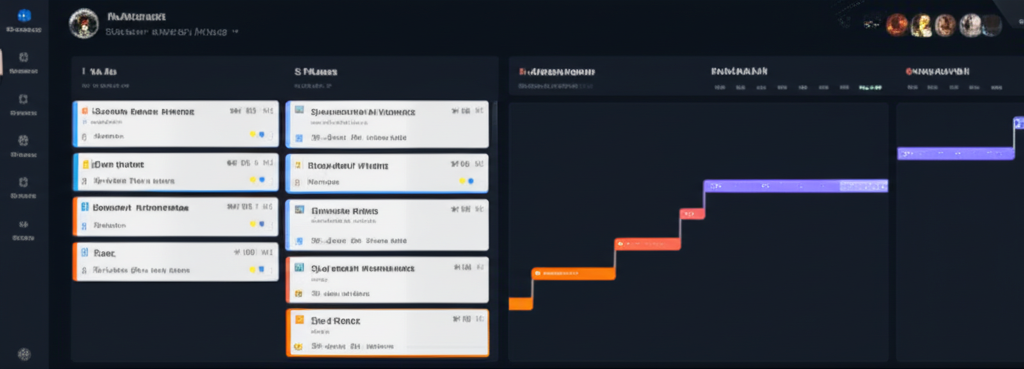 Application de gestion de tâches - Dashboard principal